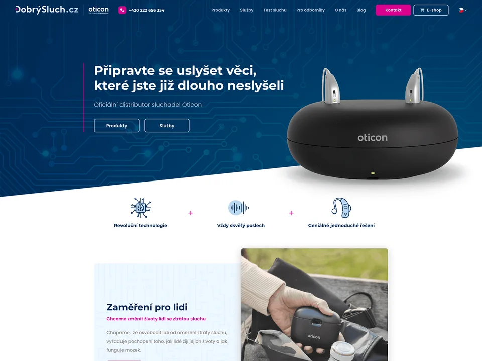 Dobrý sluch - Distributor naslouchátek